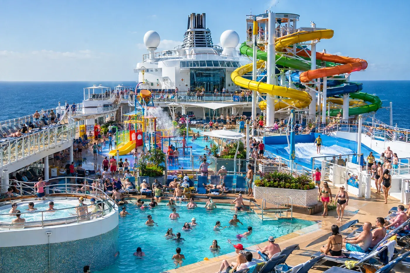 Illustrative contemporary cruise scene (not a Carnival photo)