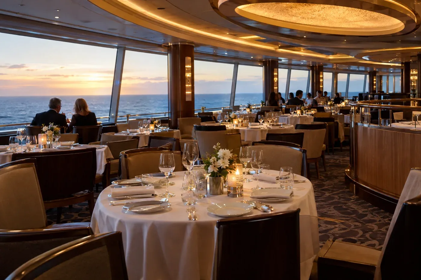 Illustrative premium cruise scene (not a Princess photo)